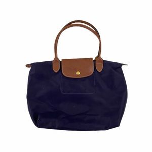 Longchamp Le Pliage Purple Shopping Tote